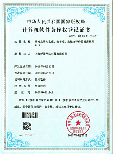 昕搜网络营销网站软件著作权